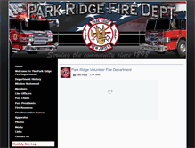 Tablet Screenshot of parkridgefire.com